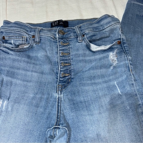 Gap High Rise Denim Legging Size 6/28R - Picture 6 of 9